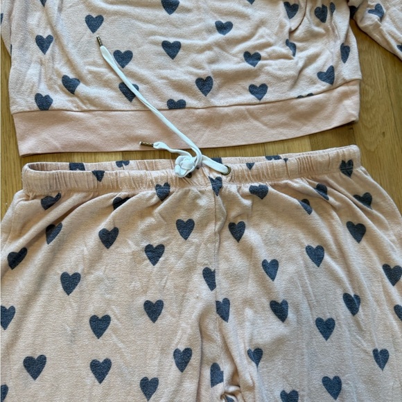 Honeydew Intimates from Nordstrom heart pink pajamas women size medium - Picture 7 of 10